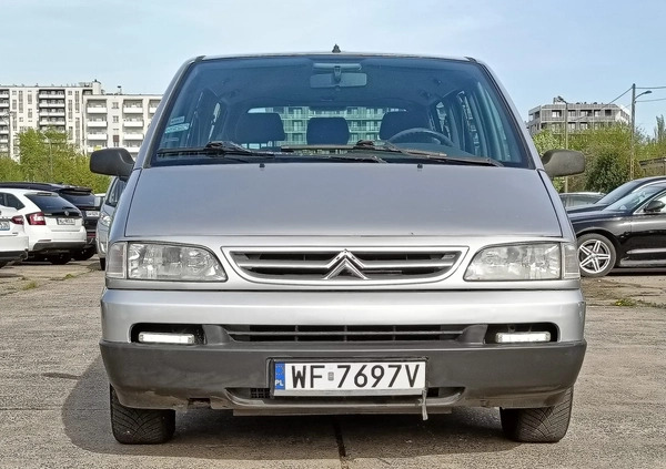 Citroen Evasion cena 5900 przebieg: 234928, rok produkcji 2000 z Warszawa małe 326